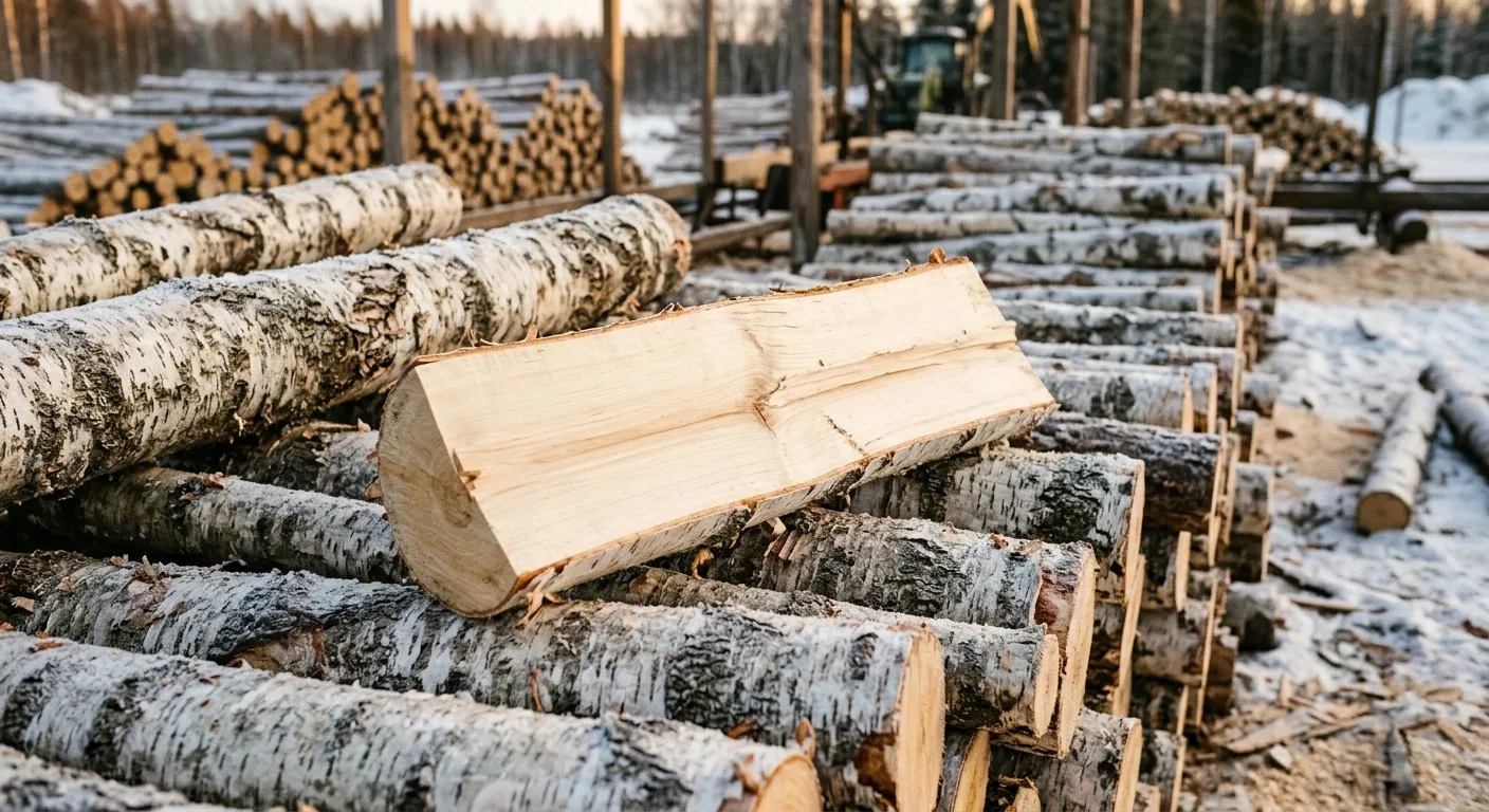 Отбор сырья дров в Коврове